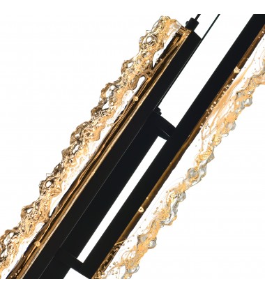  Stagger Integrated LED Black Mini Pendant (1588P6-3-101) - CWI