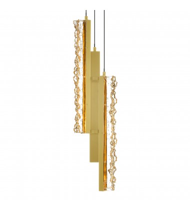  Stagger Integrated LED Brass Mini Pendant (1588P6-3-624) - CWI