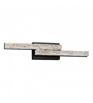  Stagger Integrated LED Black Vanity Light (1588W24-2-101) - CWI