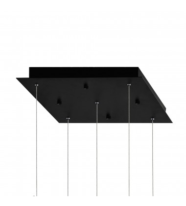 Greta Integrated LED Black Mini Pendant (1589P12-5-101) - CWI Greta Integrated LED Black Mini Pendant (1589P12-5-101) - CWI