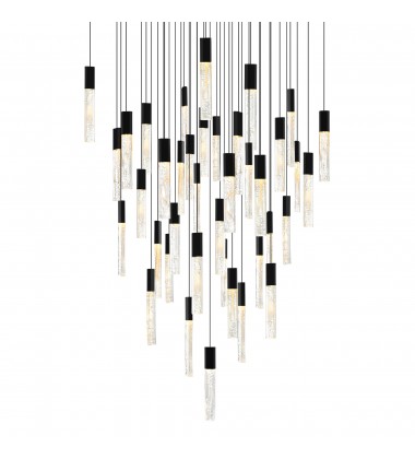 Greta Integrated LED Black Chandelier (1589P36-41-101) - CWI Greta Integrated LED Black Chandelier (1589P36-41-101) - CWI