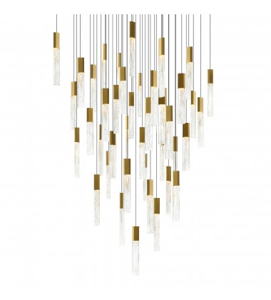 Greta Integrated LED Brass Chandelier (1589P36-41-624) - CWI Greta Integrated LED Brass Chandelier (1589P36-41-624) - CWI