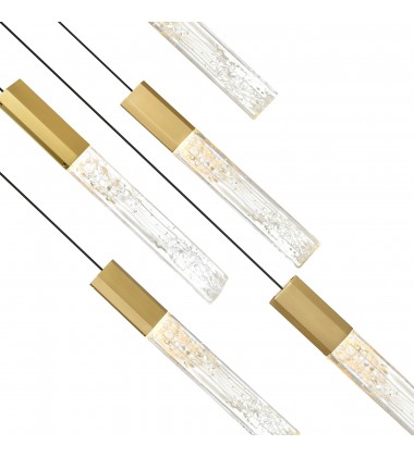 Greta Integrated LED Brass Chandelier (1589P36-41-624) - CWI Greta Integrated LED Brass Chandelier (1589P36-41-624) - CWI