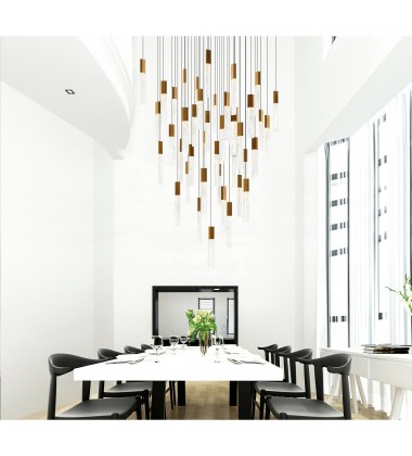 Greta Integrated LED Brass Chandelier (1589P36-41-624) - CWI Greta Integrated LED Brass Chandelier (1589P36-41-624) - CWI