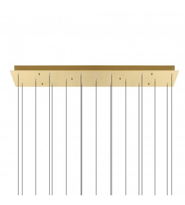  Greta Integrated LED Brass Chandelier (1589P48-17-624-RC) - CWI