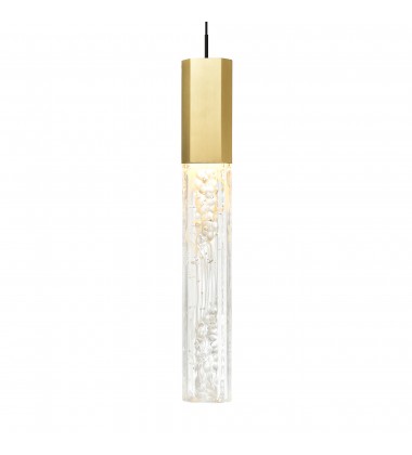  Greta Integrated LED Brass Mini Pendant (1589P5-1-624) - CWI