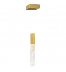  Greta Integrated LED Brass Mini Pendant (1589P5-1-624) - CWI