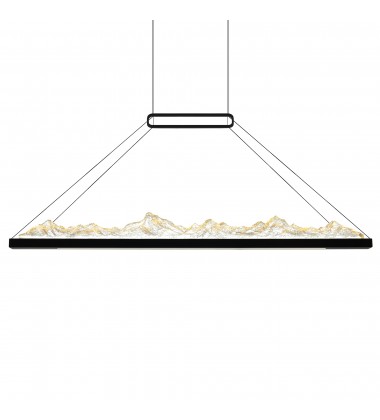 Himalayas Integrated LED Black Chandelier (1601P48-101) - CWI  Himalayas Integrated LED Black Chandelier (1601P48-101) - CWI