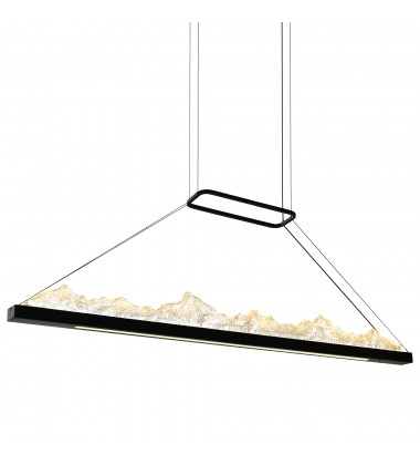 Himalayas Integrated LED Black Chandelier (1601P48-101) - CWI  Himalayas Integrated LED Black Chandelier (1601P48-101) - CWI