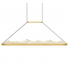  Himalayas Integrated LED Brass Chandelier (1601P48-624) - CWI