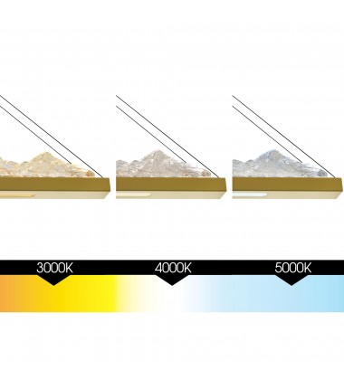  Himalayas Integrated LED Brass Chandelier (1601P48-624) - CWI