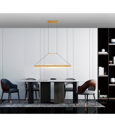  Himalayas Integrated LED Brass Chandelier (1601P48-624) - CWI