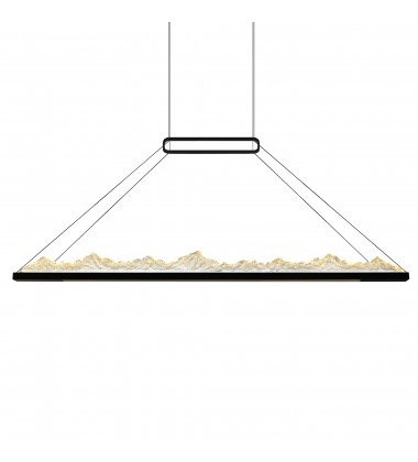  Himalayas Integrated LED Black Chandelier (1601P62-101) - CWI