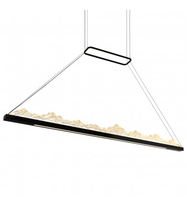  Himalayas Integrated LED Black Chandelier (1601P62-101) - CWI