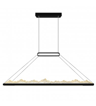  Himalayas Integrated LED Black Chandelier (1601P62-101) - CWI