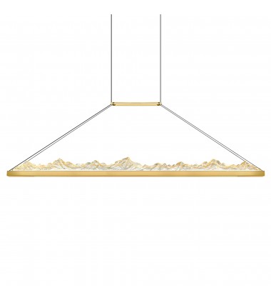  Himalayas Integrated LED Brass Chandelier (1601P62-624) - CWI