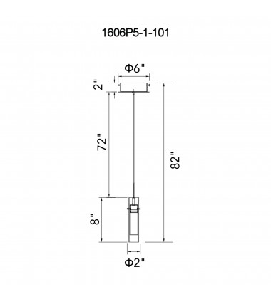 Olinda LED Integrated Black Mini Pendant (1606P5-1-101) - CWI  Olinda LED Integrated Black Mini Pendant (1606P5-1-101) - CWI