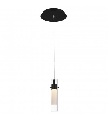 Olinda LED Integrated Black Mini Pendant (1606P5-1-101) - CWI  Olinda LED Integrated Black Mini Pendant (1606P5-1-101) - CWI