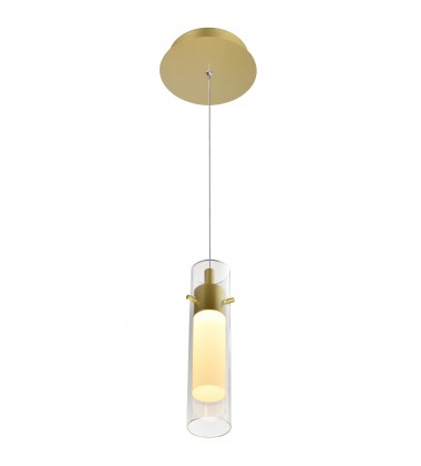 Olinda LED Integrated Satin Gold Mini Pendant (1606P5-1-602) - CWI  Olinda LED Integrated Satin Gold Mini Pendant (1606P5-1-602) - CWI