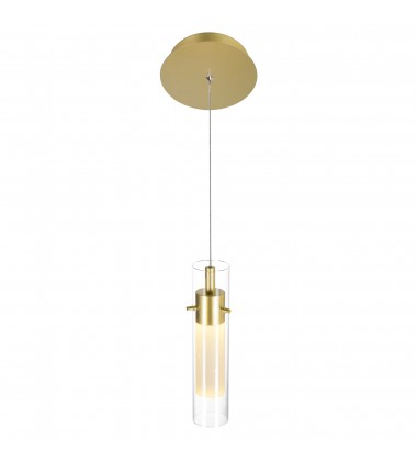 Olinda LED Integrated Satin Gold Mini Pendant (1606P5-1-602) - CWI  Olinda LED Integrated Satin Gold Mini Pendant (1606P5-1-602) - CWI