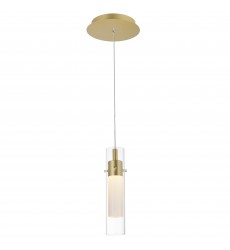 Olinda LED Integrated Satin Gold Mini Pendant (1606P5-1-602) - CWI  Olinda LED Integrated Satin Gold Mini Pendant (1606P5-1-602) - CWI