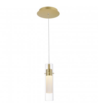 Olinda LED Integrated Satin Gold Mini Pendant (1606P5-1-602) - CWI  Olinda LED Integrated Satin Gold Mini Pendant (1606P5-1-602) - CWI