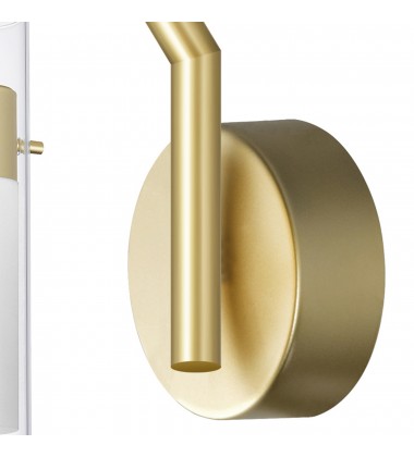 Olinda LED Integrated Satin Gold Wall Light (1606W5-1-602) - CWI  Olinda LED Integrated Satin Gold Wall Light (1606W5-1-602) - CWI