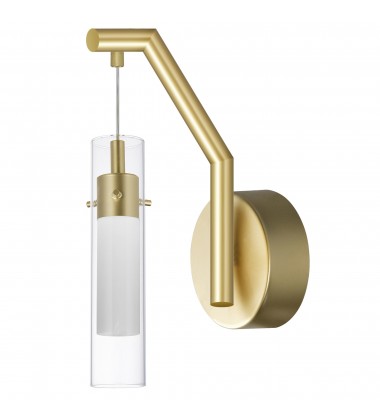 Olinda LED Integrated Satin Gold Wall Light (1606W5-1-602) - CWI  Olinda LED Integrated Satin Gold Wall Light (1606W5-1-602) - CWI