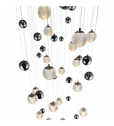  Siena 13 Light Chrome Chandelier (1679P24-13-601) - CWI