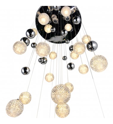  Siena 13 Light Chrome Chandelier (1679P24-13-601) - CWI