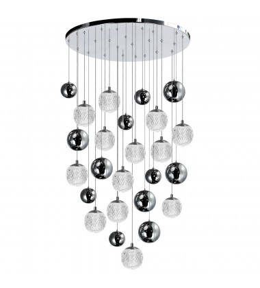  Siena 13 Light Chrome Chandelier (1679P24-13-601) - CWI