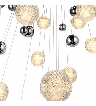  Siena 9 Light Chrome Chandelier (1679P40-9-601-RC) - CWI