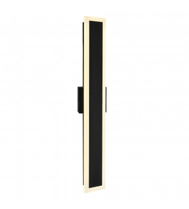  Malibu LED Integrated Black Outdoor Wall Light (1694W32-101) - CWI
