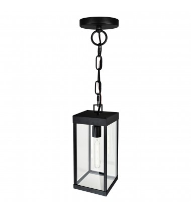  Windsor 1 Light Black Outdoor Ceiling Light (1695P7-1-101) - CWI