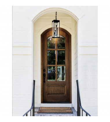  Windsor 4 Light Black Outdoor Ceiling Light (1695P8-4-101) - CWI