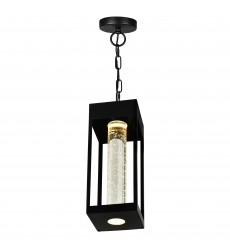  Rochester LED Integrated Black Outdoor Ceiling Light (1696P5-1-101) - CWI