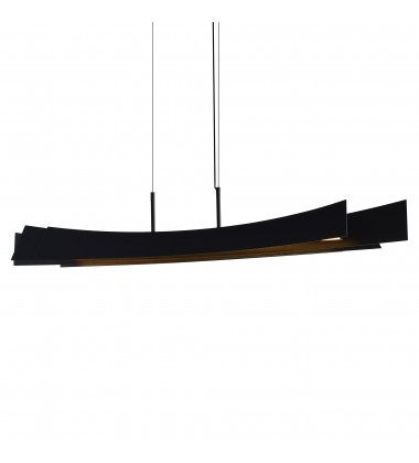  Candora Integrated LED Black Chandelier (1698P50-101) - CWI