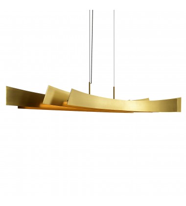  Candora Integrated LED Brass Chandelier (1698P50-624) - CWI