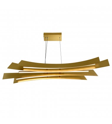  Candora Integrated LED Brass Chandelier (1698P50-624) - CWI