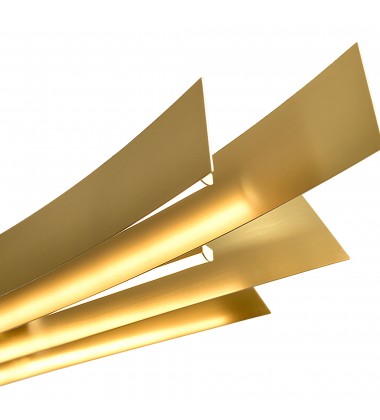  Candora Integrated LED Brass Chandelier (1698P50-624) - CWI