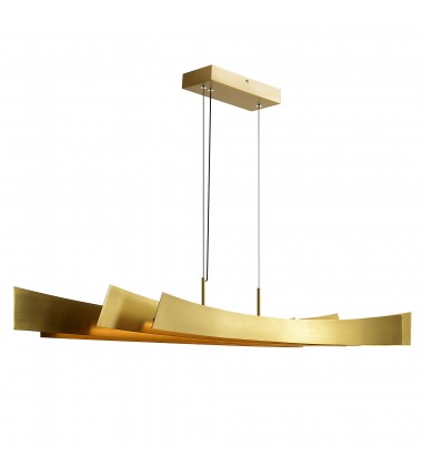  Candora Integrated LED Brass Chandelier (1698P50-624) - CWI