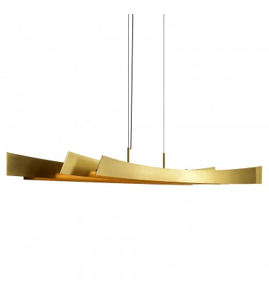  Candora Integrated LED Brass Chandelier (1698P72-624) - CWI