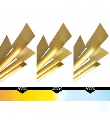  Candora Integrated LED Brass Chandelier (1698P72-624) - CWI