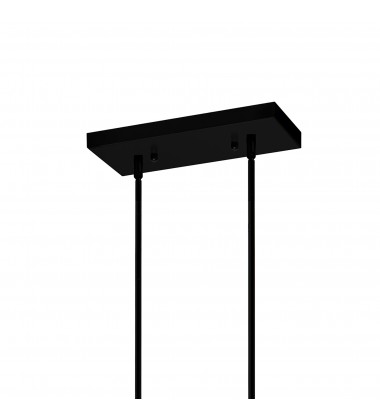  Dragonswatch Integrated LED Black Chandelier (1703P48-12-101-RC) - CWI