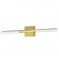  Dragonswatch Integrated LED Satin Gold Vanity Light (1703W26-602) - CWI