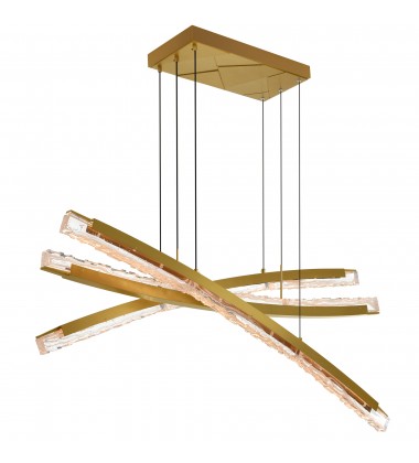  Saber Integrated LED Brass Chandelier (1710P50-3-624) - CWI