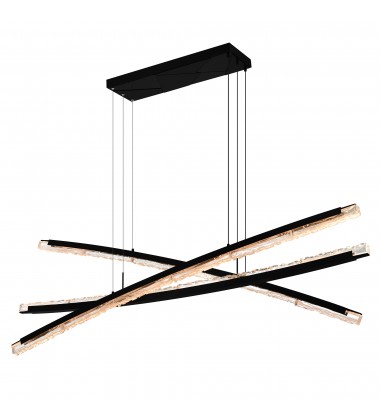  Saber Integrated LED Black Chandelier (1710P70-3-101) - CWI