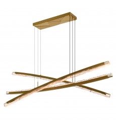  Saber Integrated LED Brass Chandelier (1710P70-3-624) - CWI