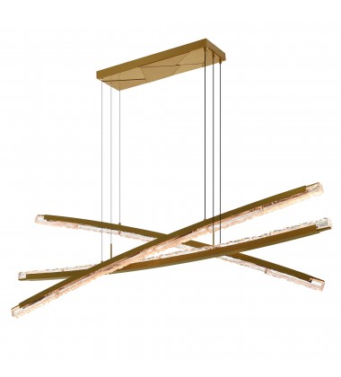  Saber Integrated LED Brass Chandelier (1710P70-3-624) - CWI