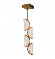 Moon Integrated LED Brass Mini Pendant (1715P8-4-624) - CWI  Moon Integrated LED Brass Mini Pendant (1715P8-4-624) - CWI